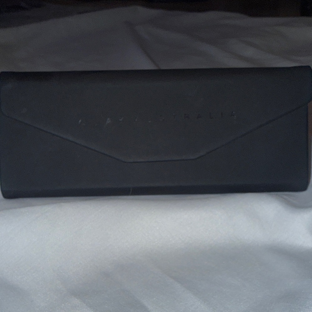 Quay Australia Black Hard Sunglasses Case with Subtle Logo
